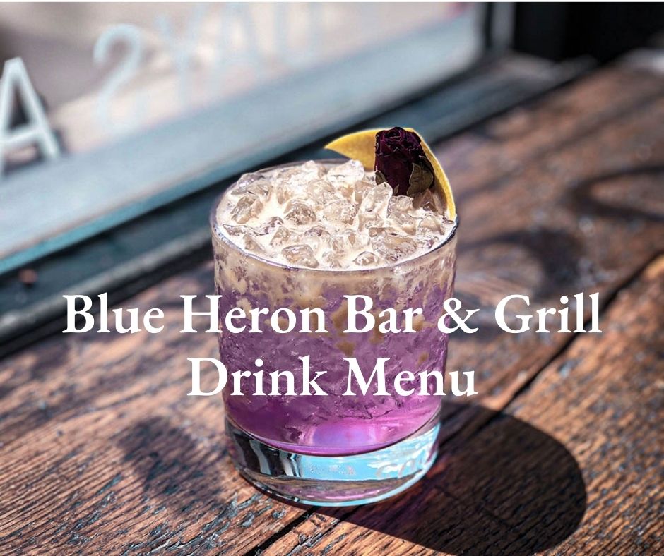 Blue Heron Bar & Grill Drink Menu
