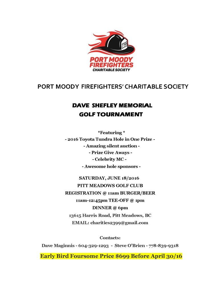 Port Moody Firefighters Dave Shefley Memorial Page 1